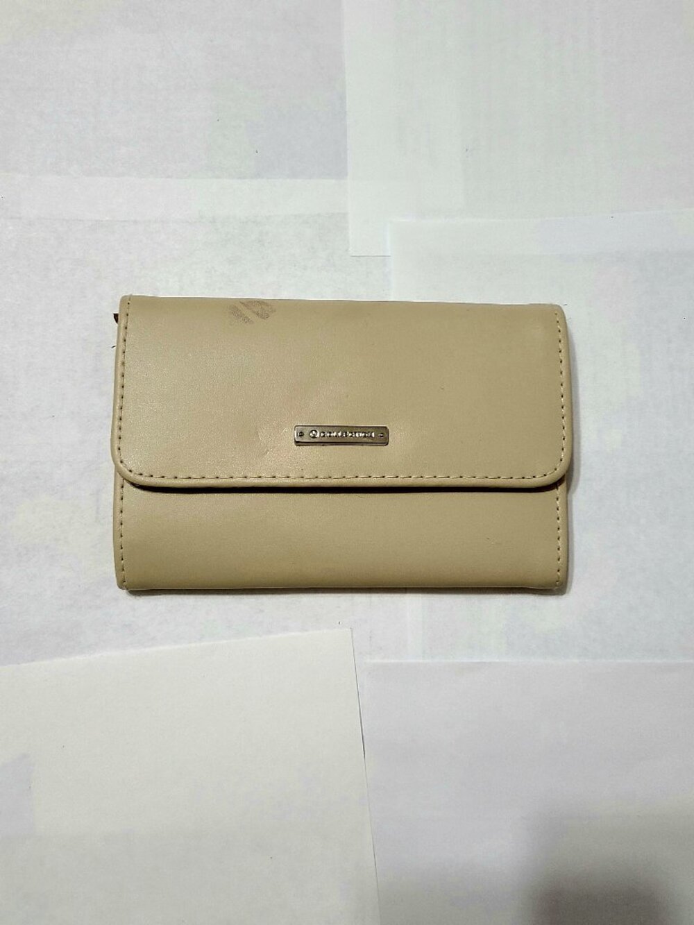 Tan Faux‑Leather Wallet